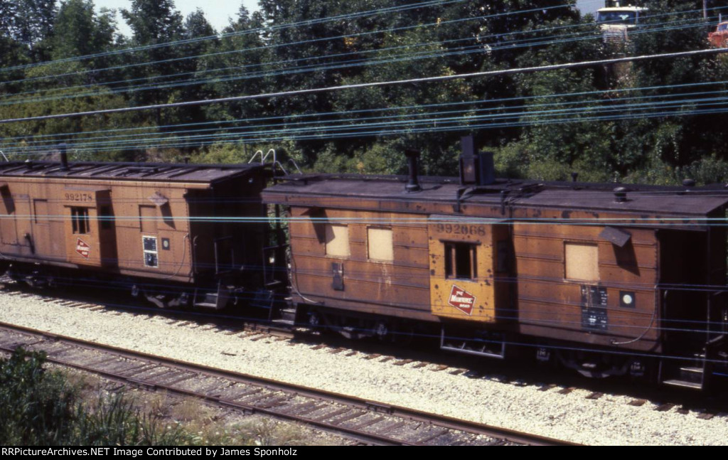 Milwaukee Road Cabooses